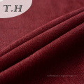 Tissu en suède tricoté rouge 270GSM